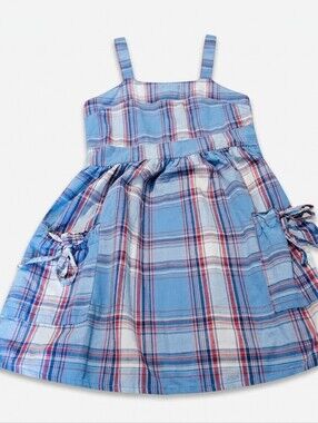 Chillipop Size Lg. Child's Red, White And Blue Cute Sundress